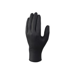Guanti nitrile nero non talcati
