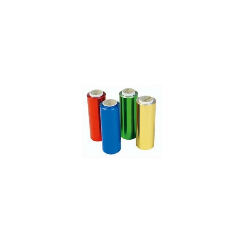 Rotolo di carta stagnola colorata H 12CM