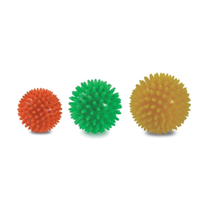 Set 3 palline da massaggio (6-7-8 cm)