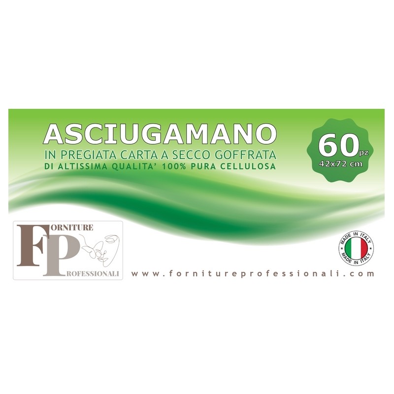 Asciugamano FP carta a secco 40x72-60pz
