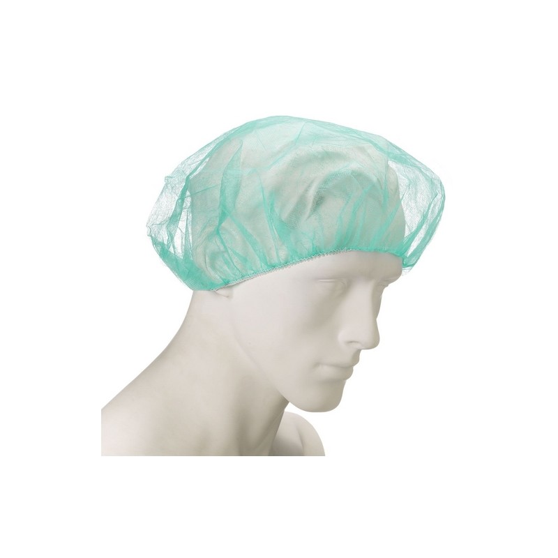 Cuffia tonda verde polipropilene