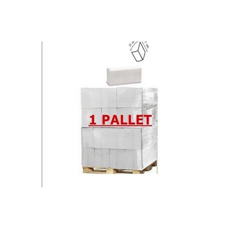 1 PALLET Asciugamani piegati a V-96000pz