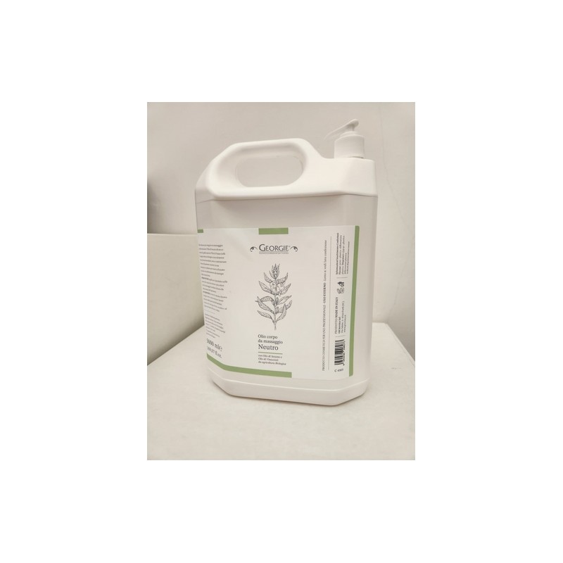 OLIO DA MASSAGGIO BIO NEUTRO 5L