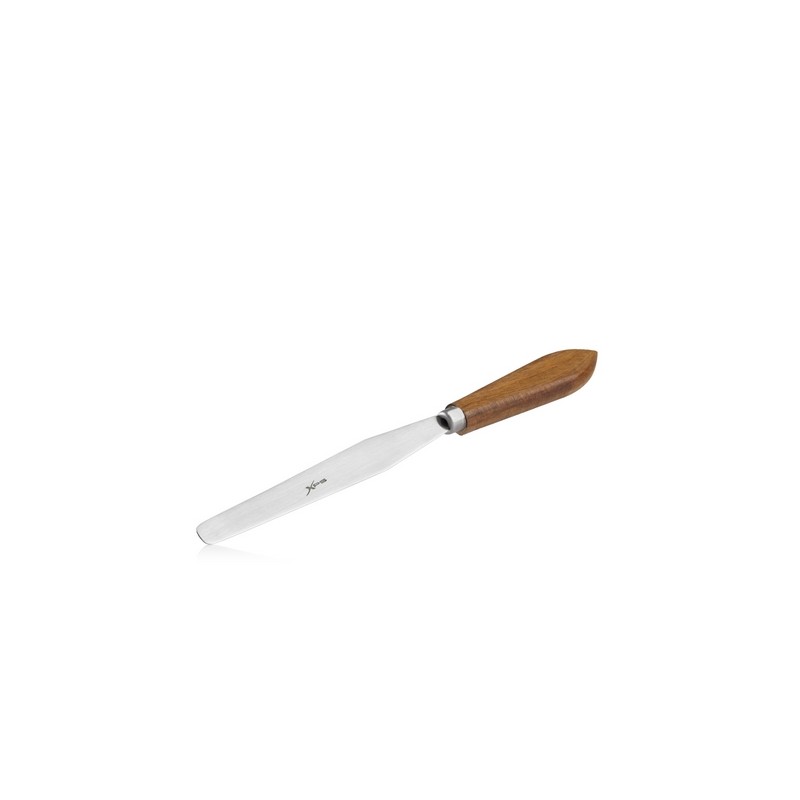 Spatola per cera stretta in metallo 22cm
