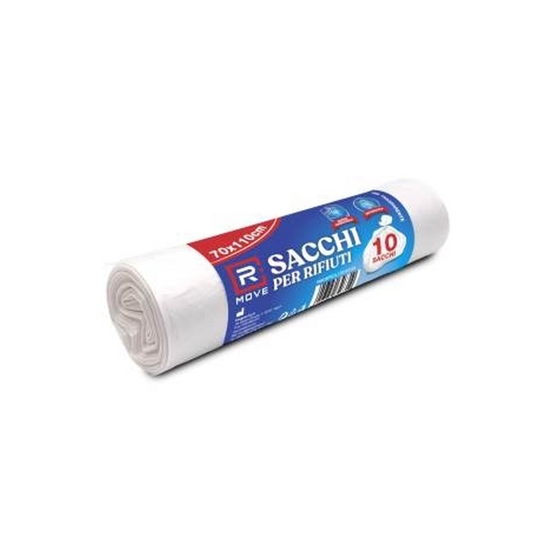 Sacchi Rifiuti 70x110cm TRASPARENTI 10PZ