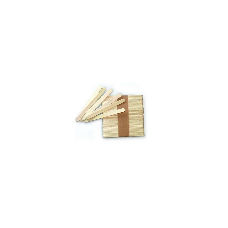 Spatole monouso in legno viso 11cm 50pz