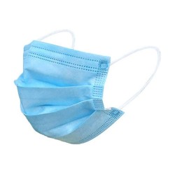 Mascherine tnt 3 veli azzurro